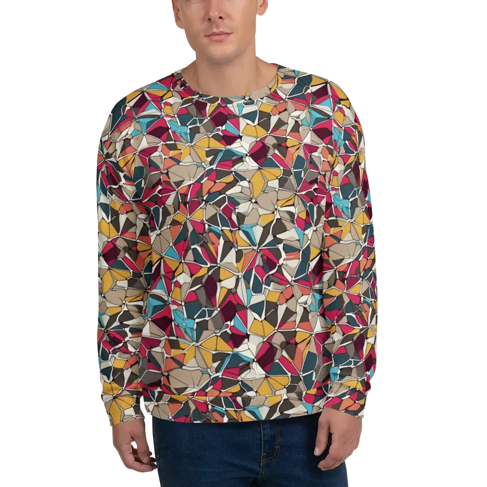 Mosaic Voltage on Sweatshirt — Front