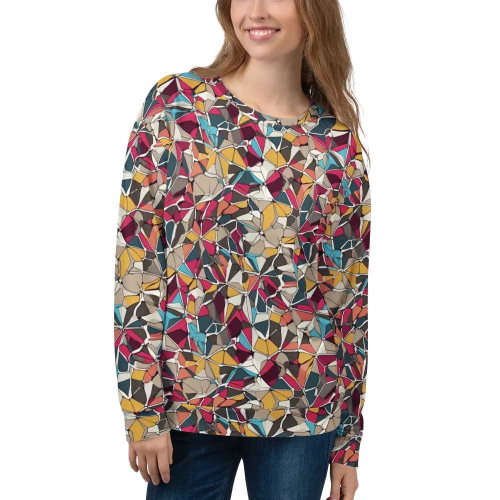 Mosaic Voltage on Sweatshirt — Front
