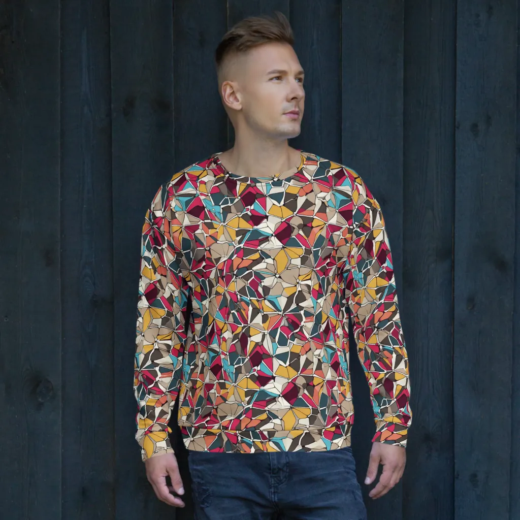 Mosaic Voltage on Sweatshirt — Front