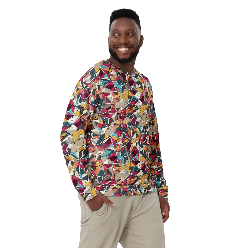 Mosaic Voltage on Sweatshirt — Front