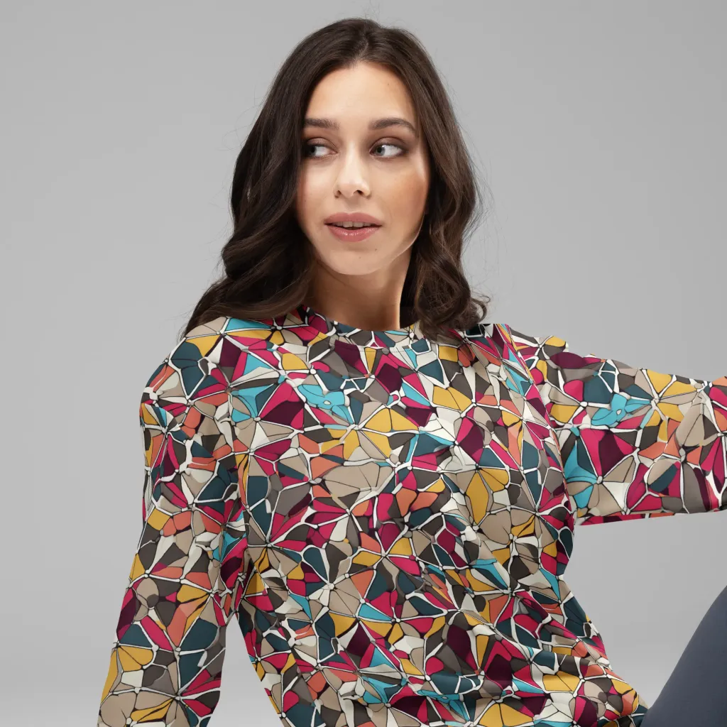 Mosaic Voltage on Sweatshirt — Right Front