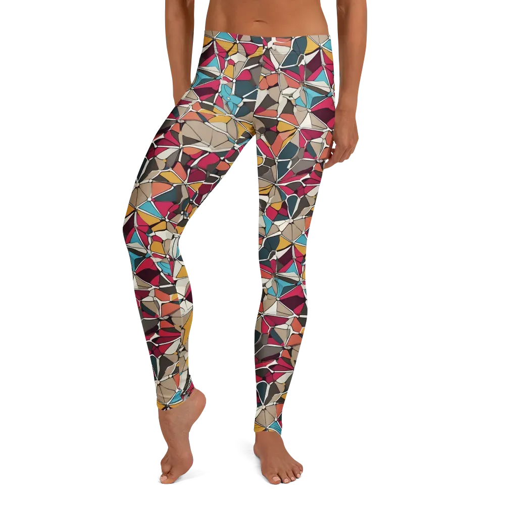 Mosaic Voltage on Leggings — Front