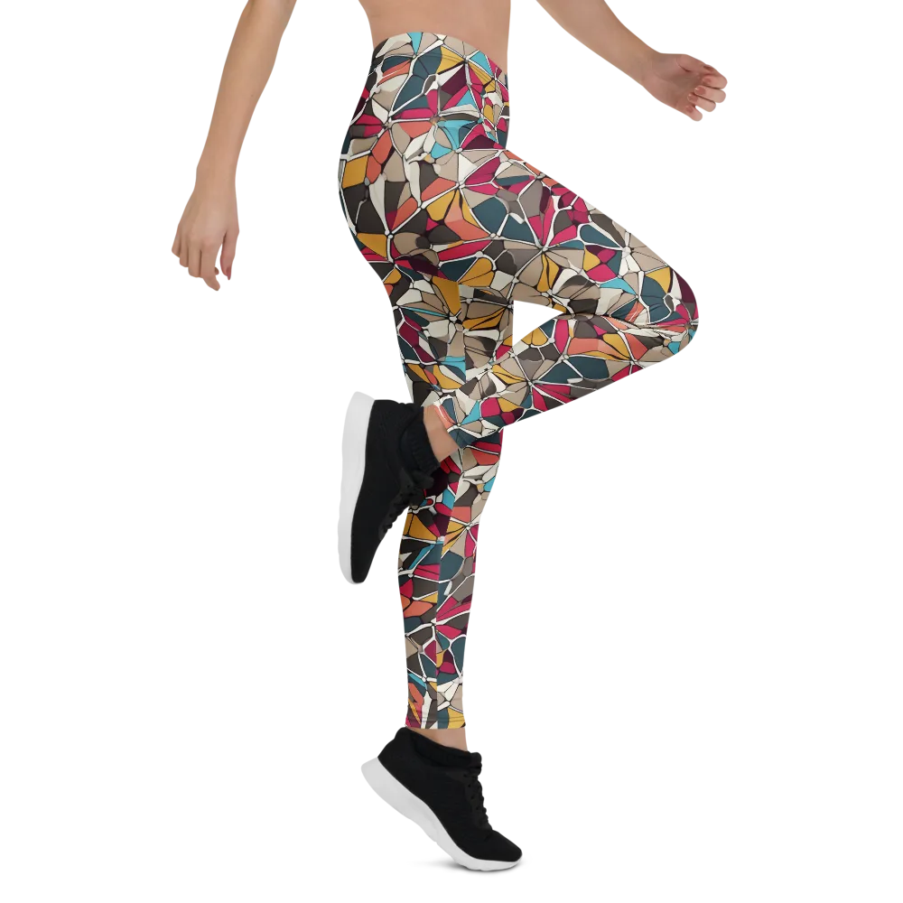 Mosaic Voltage on Leggings — Right