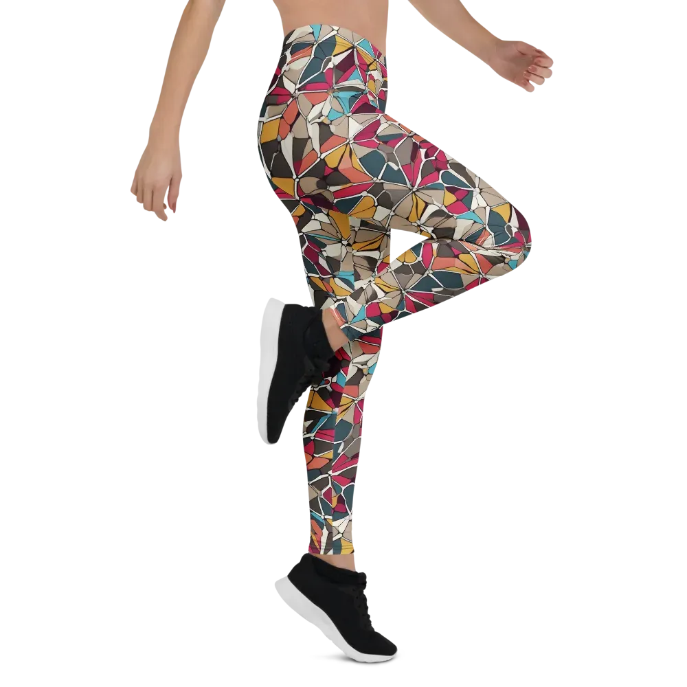 Mosaic Voltage on Leggings — Right