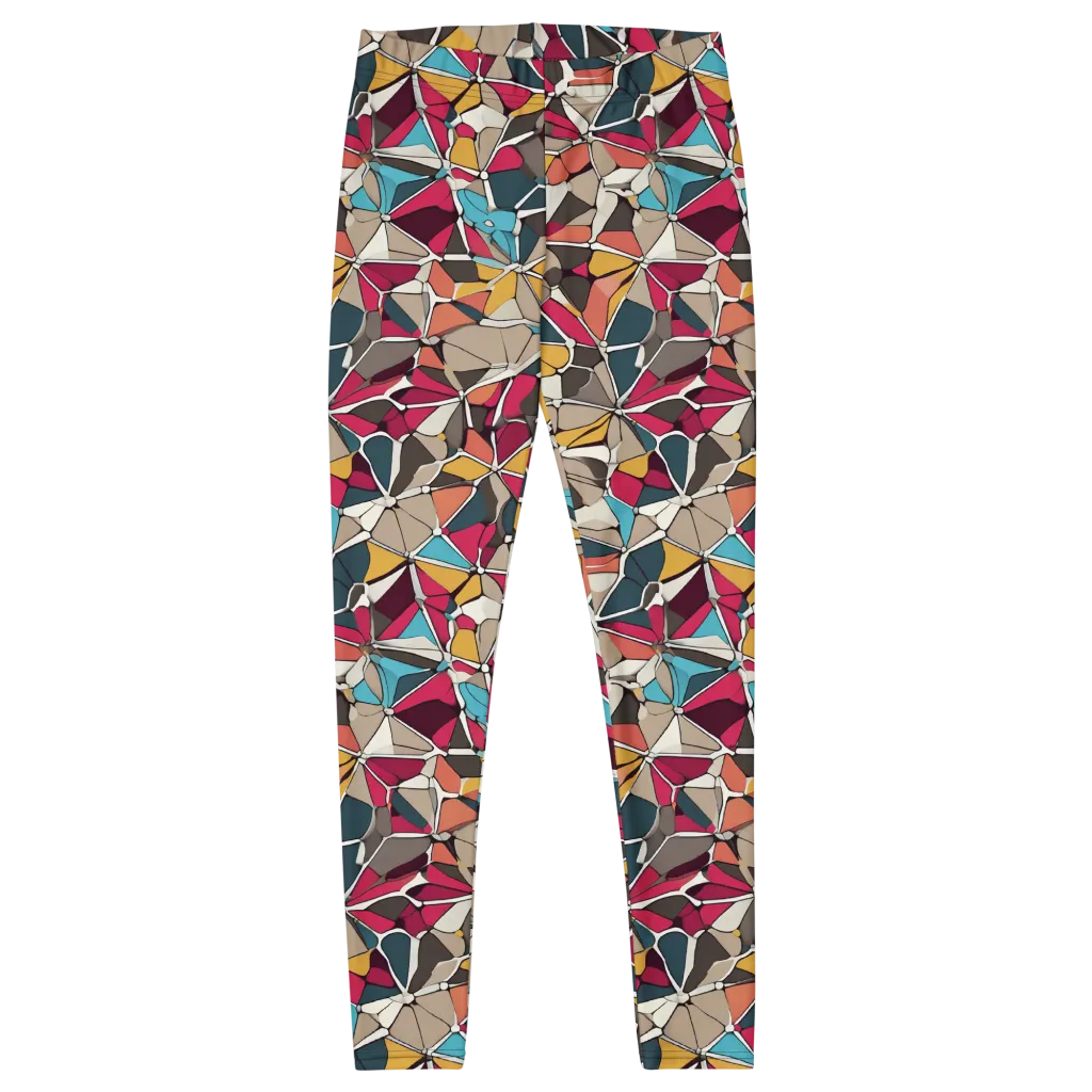 Mosaic Voltage on Leggings — Front