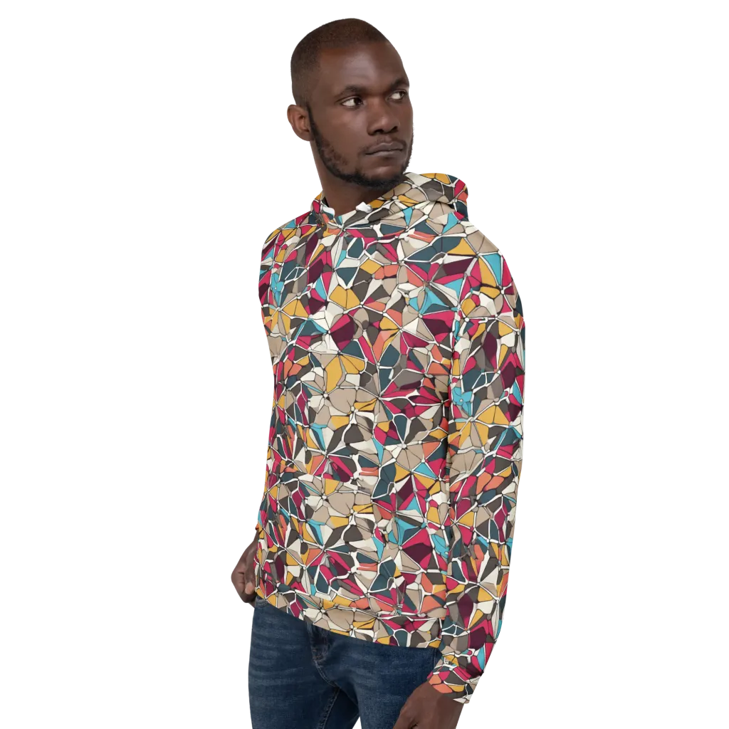 Mosaic Voltage on Hoodie — Left