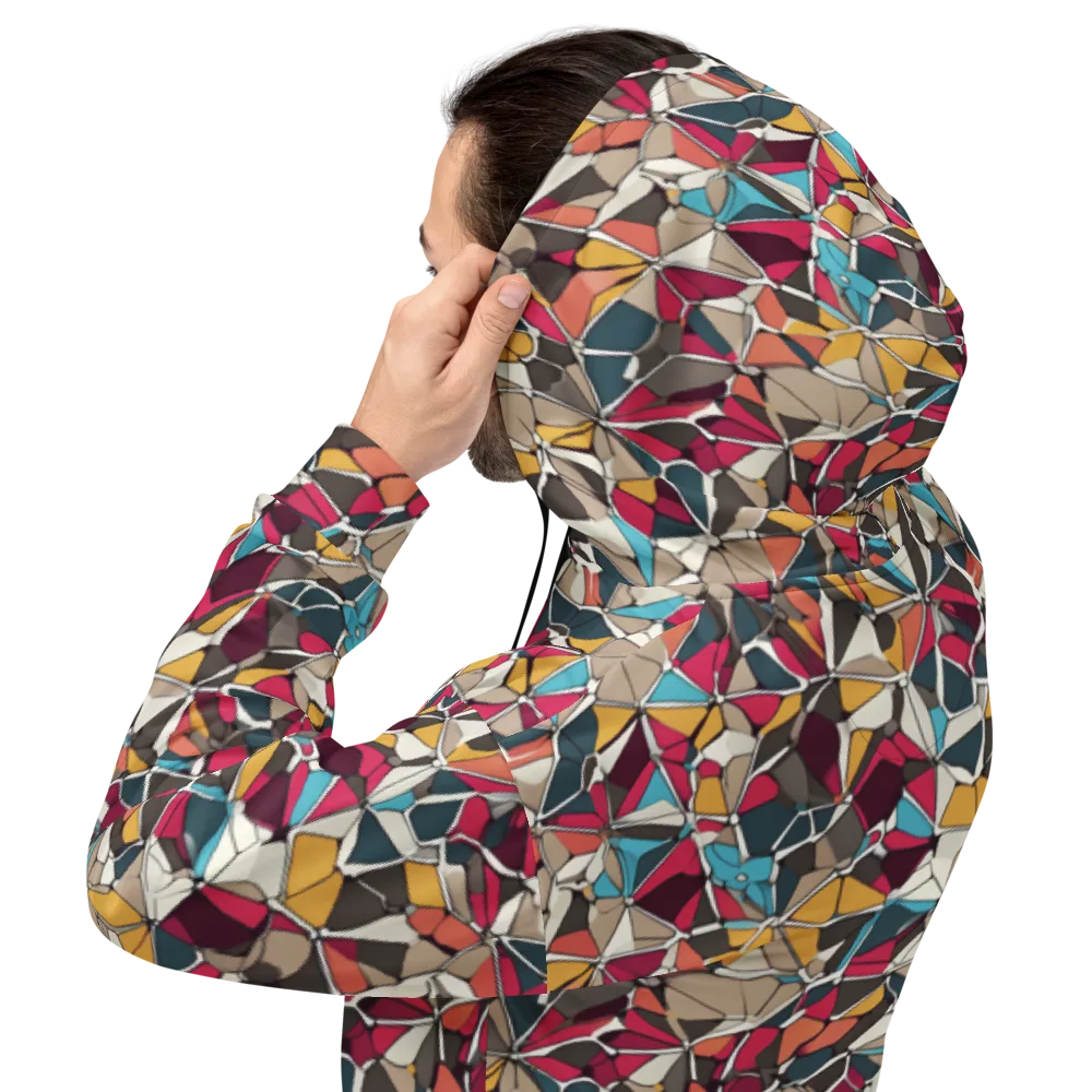 Mosaic Voltage on Hoodie — Back