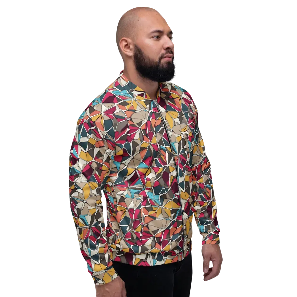 Mosaic Voltage on Bomber Jacket — Right