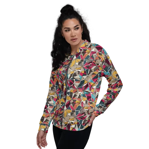Mosaic Voltage on a Bomber Jacket
