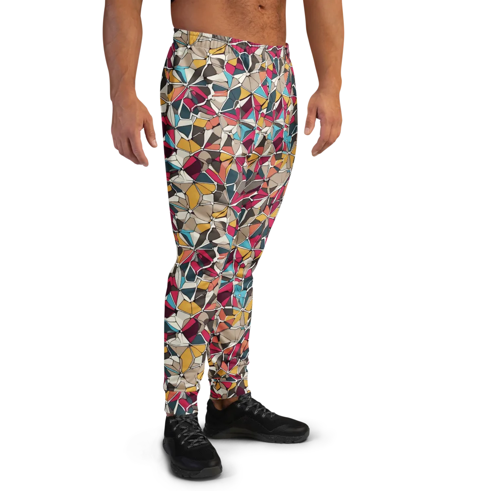 Mosaic Voltage on Men's Joggers — Right