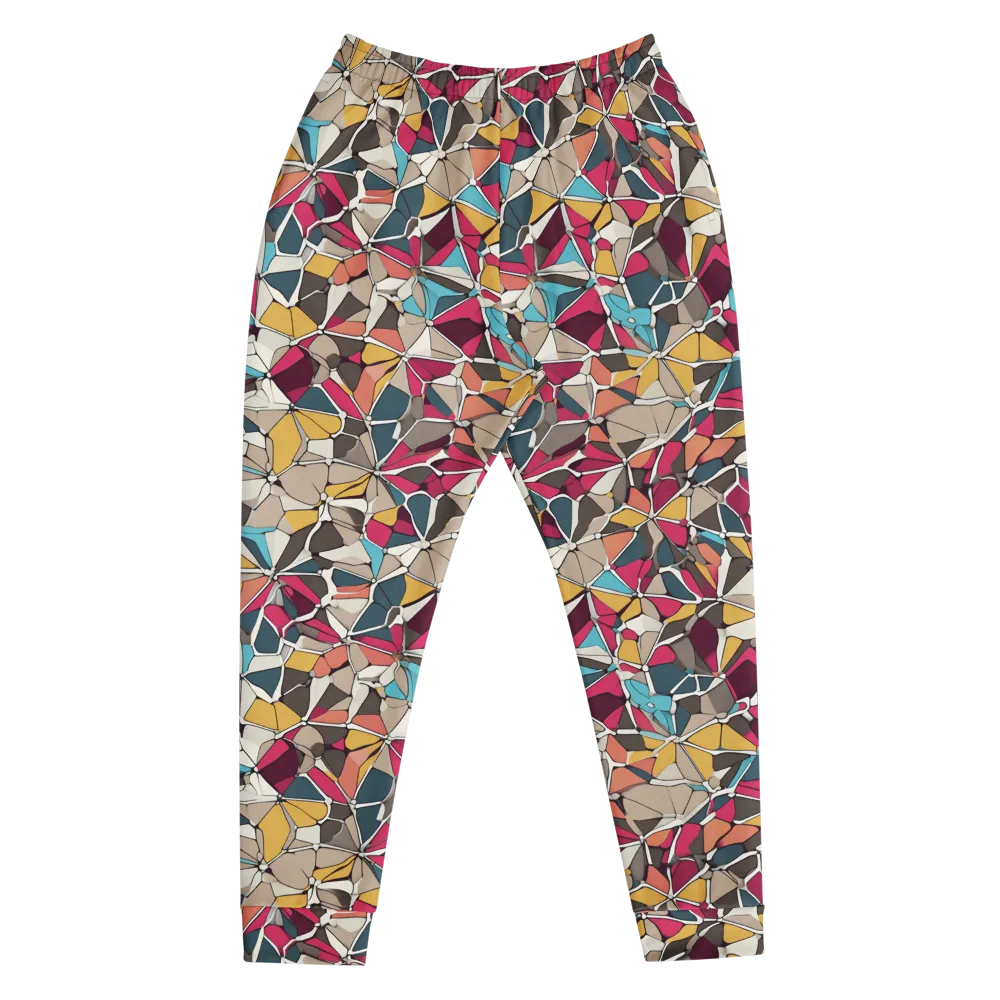 Mosaic Voltage on Men's Joggers — Front