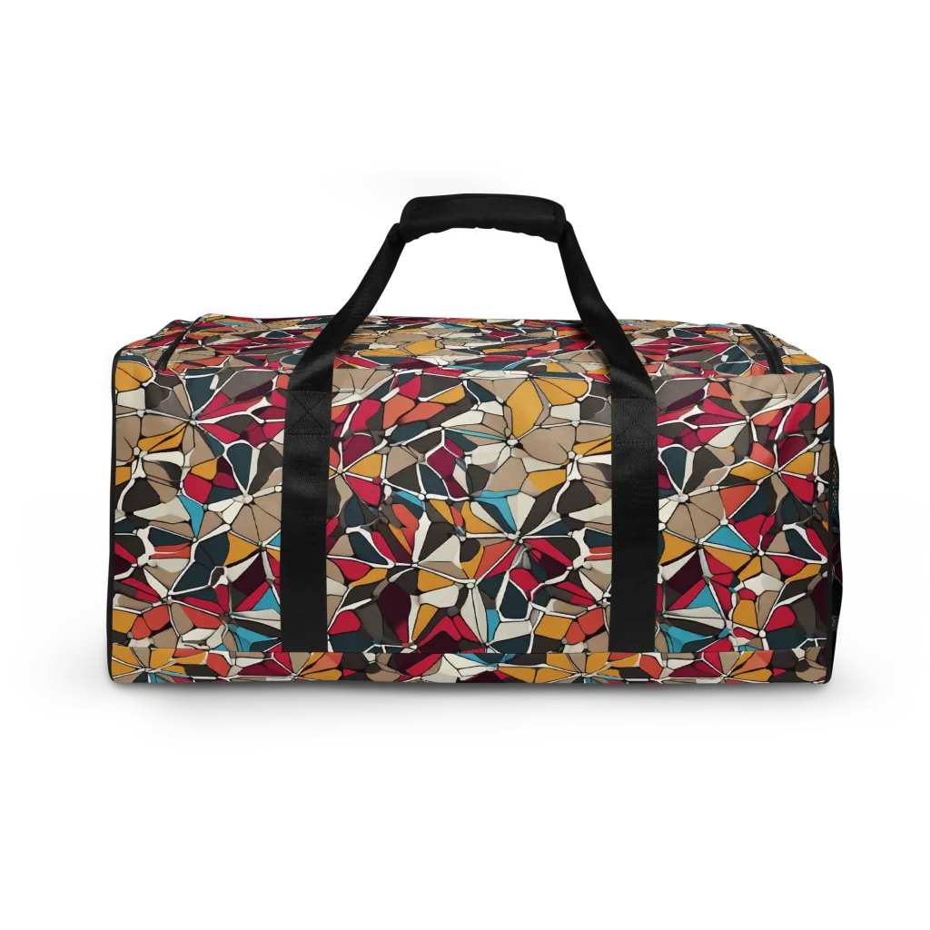 Mosaic Voltage on Duffle Bag — Back