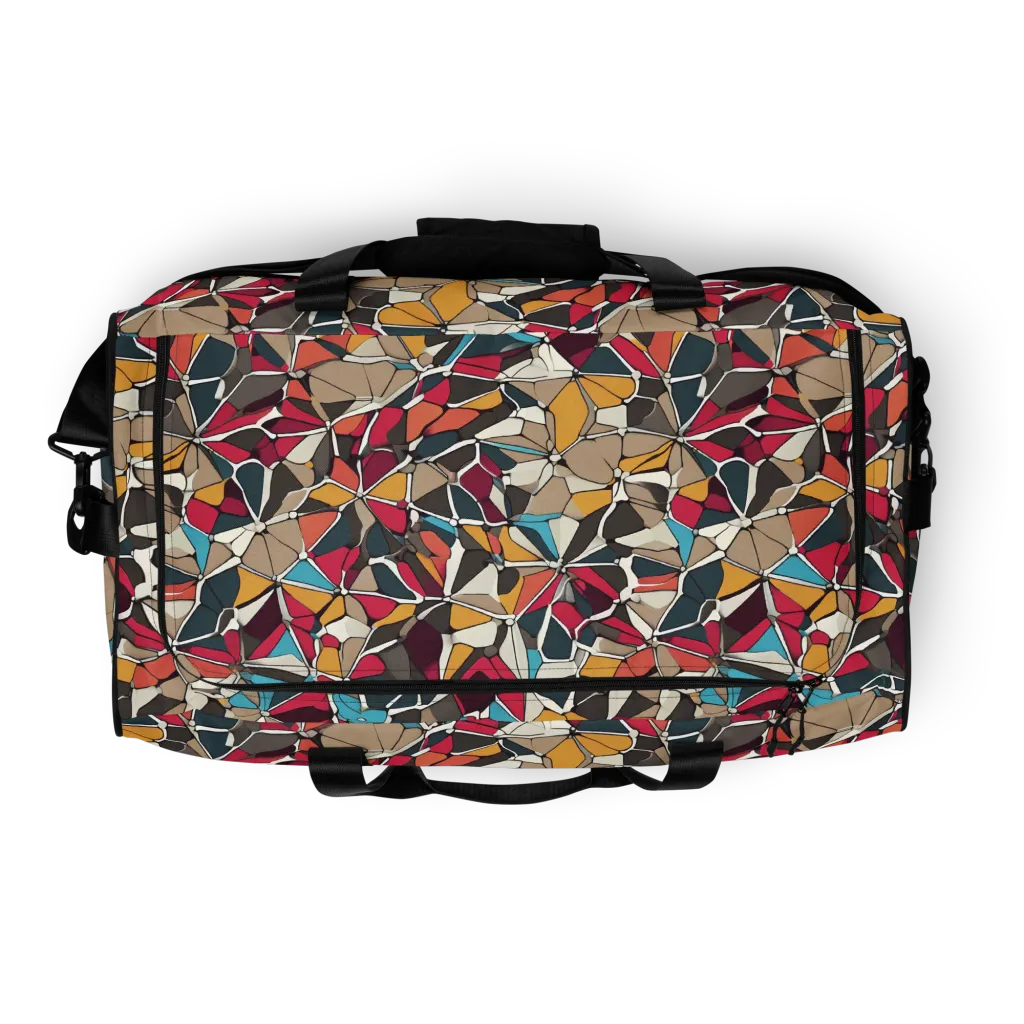 Mosaic Voltage on Duffle Bag — Top