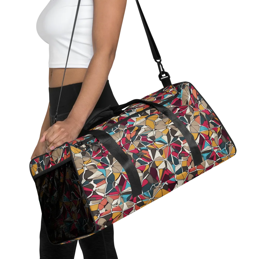 Mosaic Voltage on Duffle Bag — Front