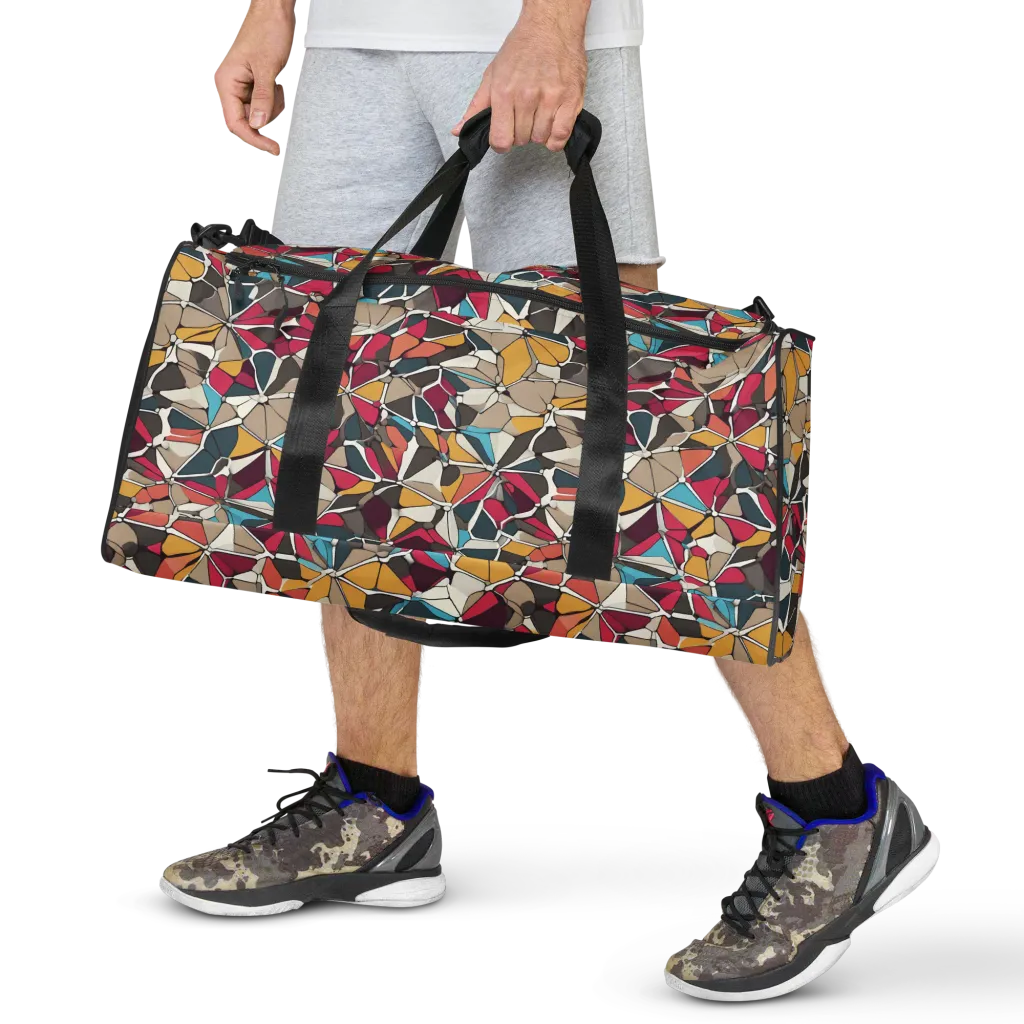 Mosaic Voltage on Duffle Bag — Front