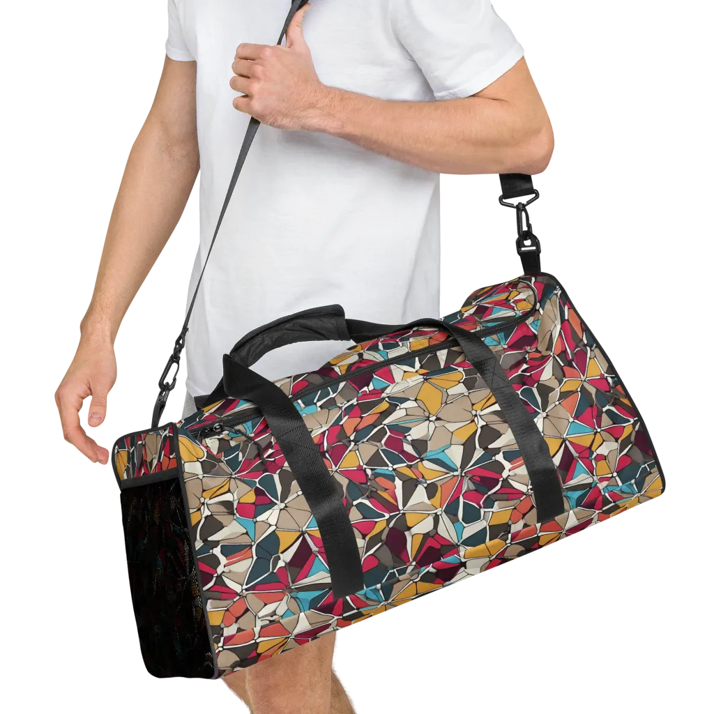 Mosaic Voltage on Duffle Bag — Right Front