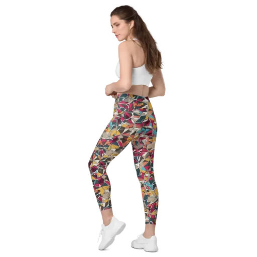 Mosaic Voltage on a Leggings with Pockets