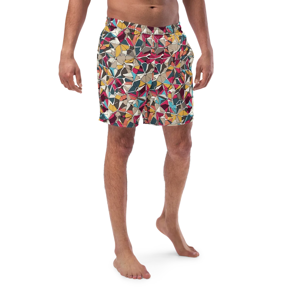 Mosaic Voltage on Swim Trunks — Front