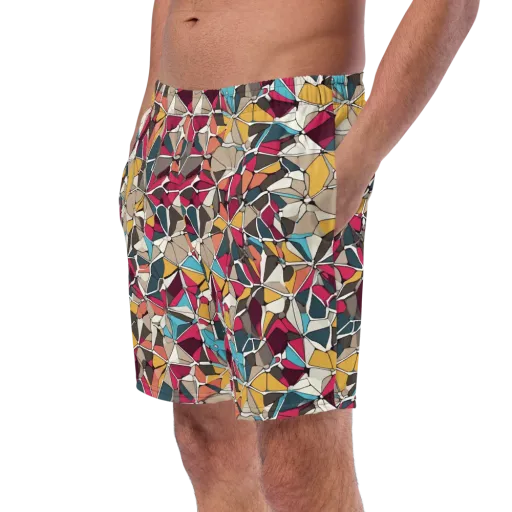 Mosaic Voltage on a Swim Trunks