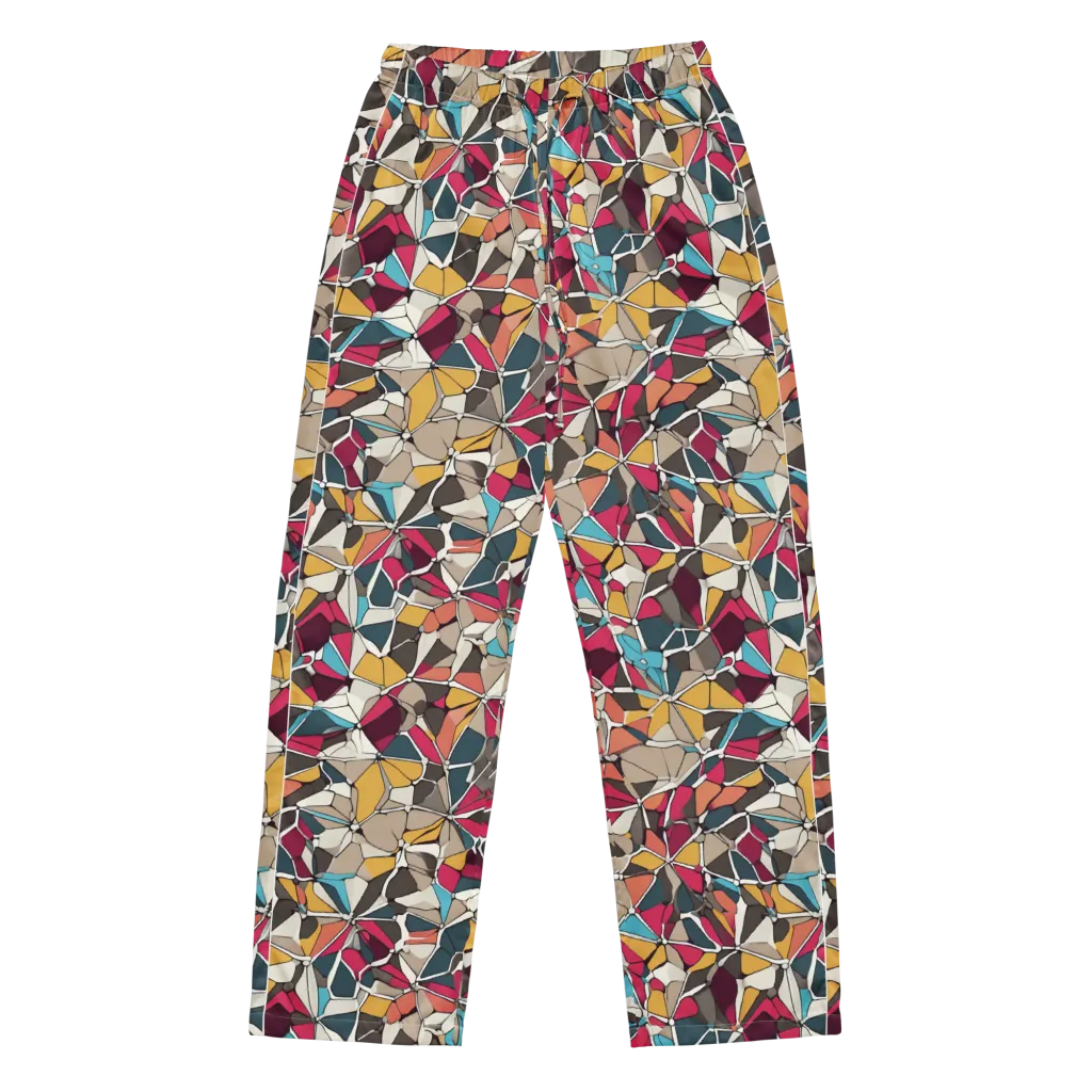 Mosaic Voltage on Women's Pajama Pants — Front