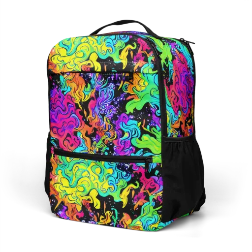 Rainbow Voltage on a Utility Backpack
