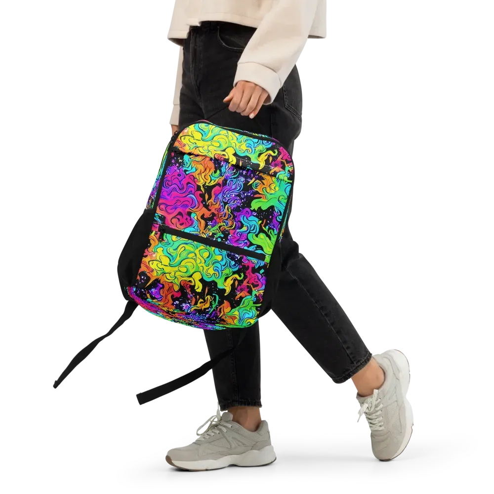 Rainbow Voltage on Utility Backpack — Front