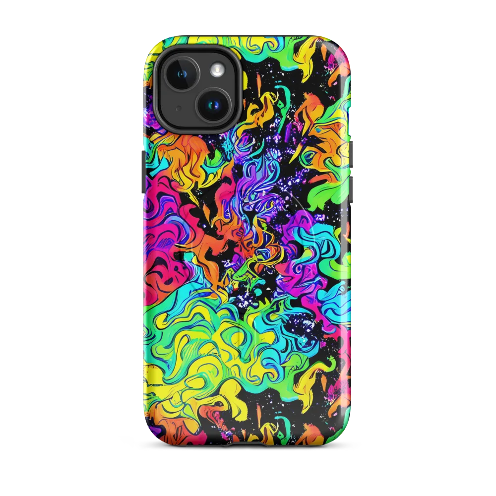 Rainbow Voltage on MagSafe Tough Case for iPhone® — Front