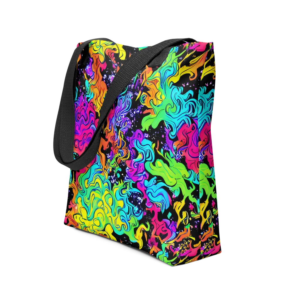 Rainbow Voltage on Tote Bag — Front