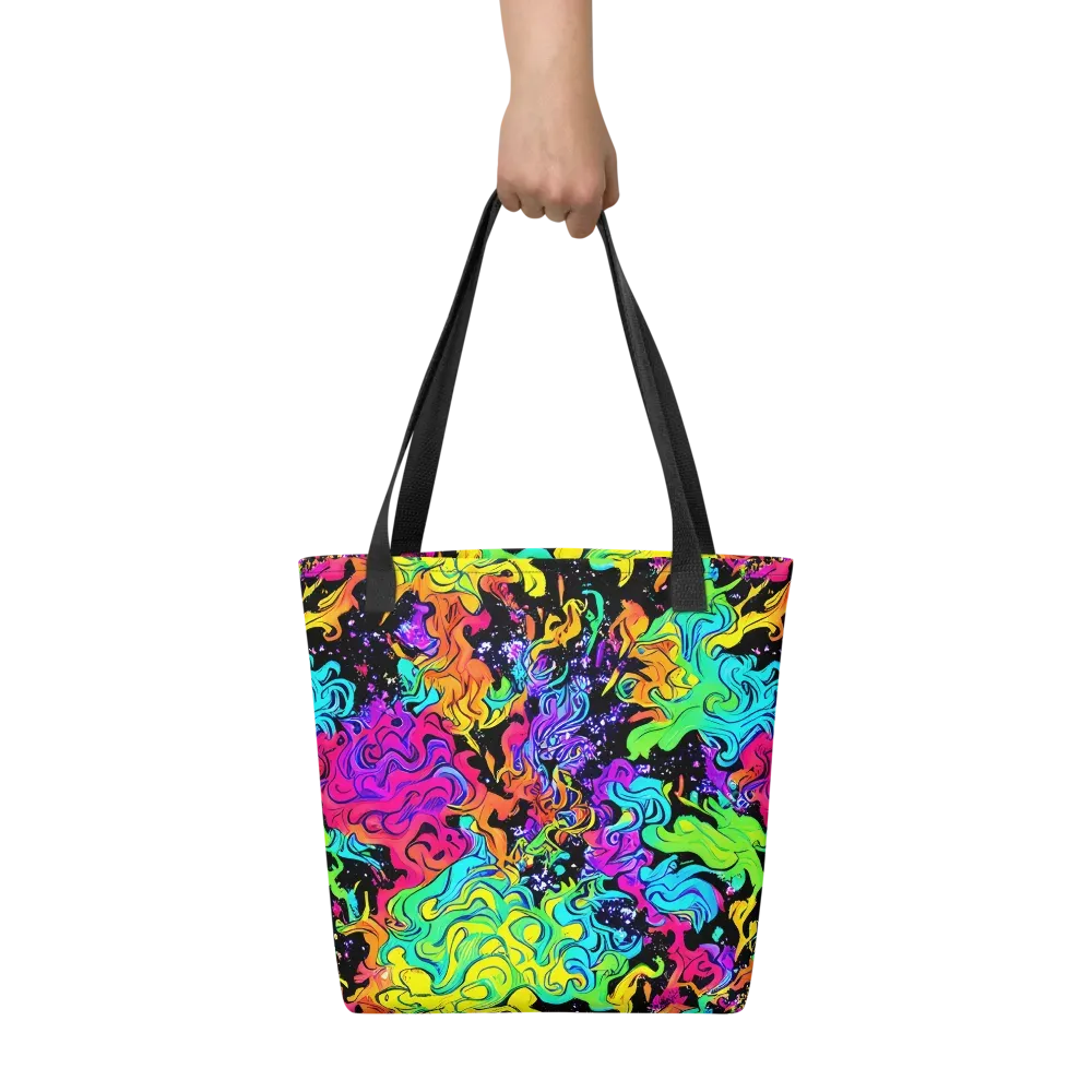Rainbow Voltage on Tote Bag — Front