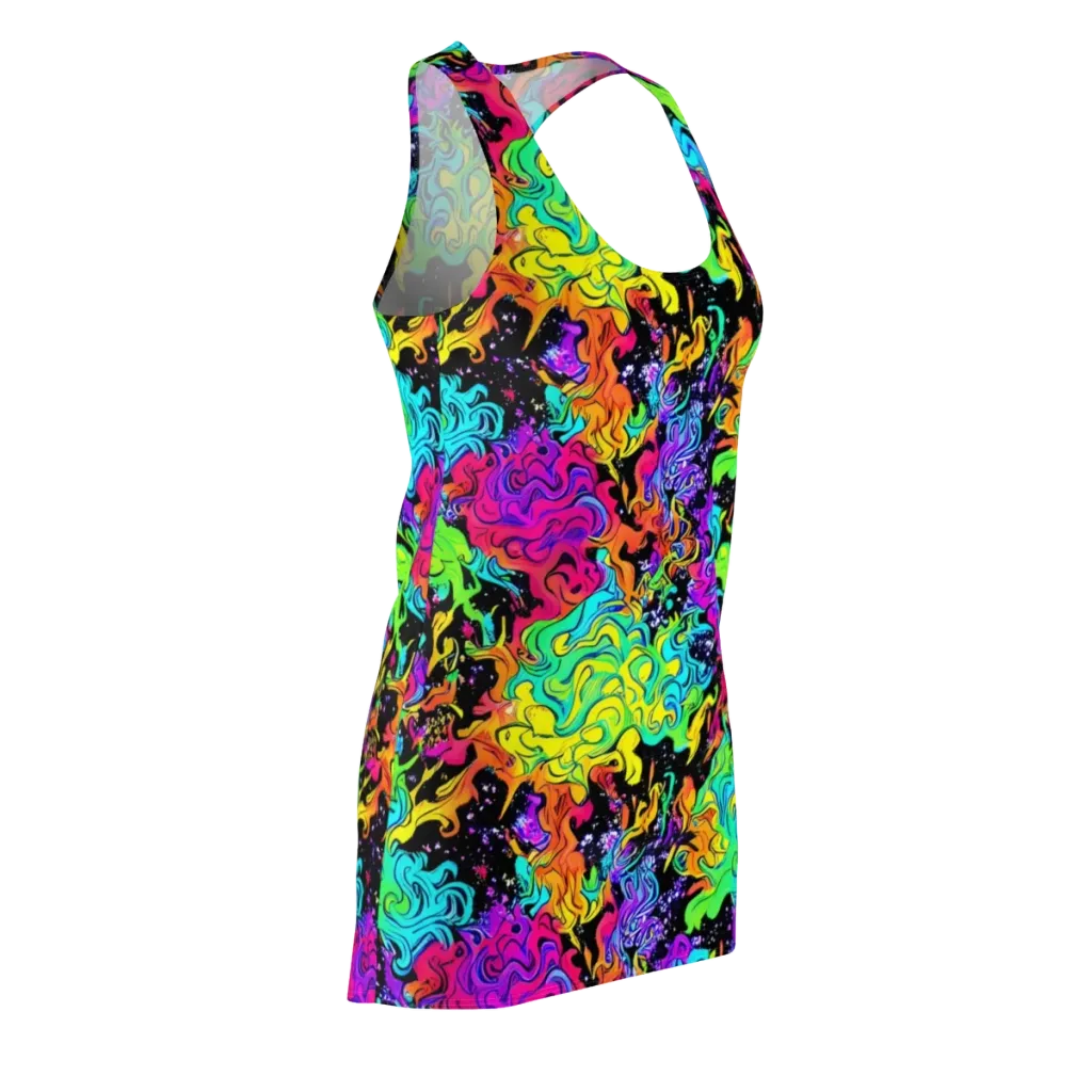 Rainbow Voltage on Racerback Dress — Front Side
