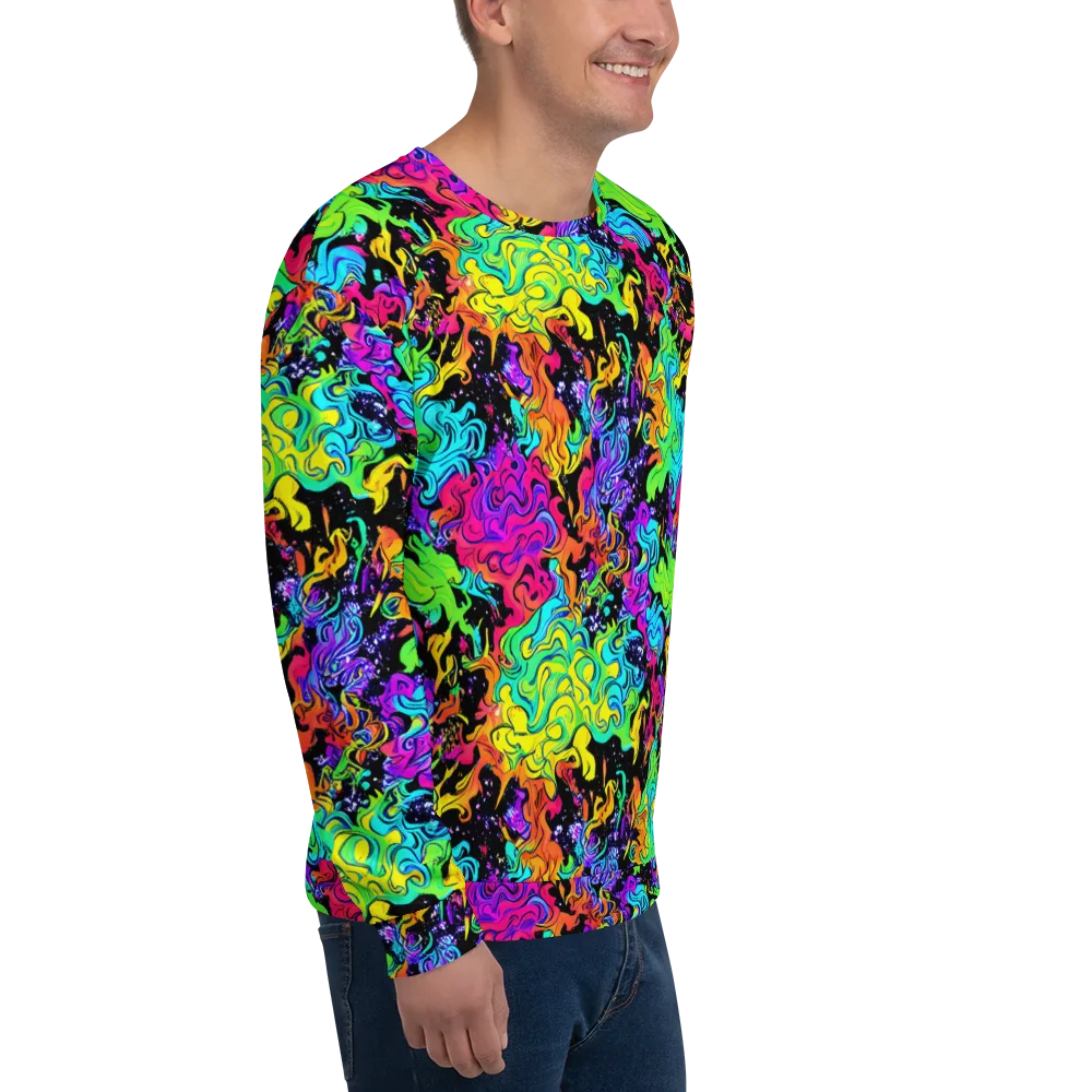 Rainbow Voltage on Sweatshirt — Right Front