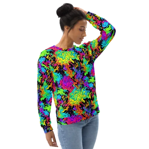 Rainbow Voltage on a Sweatshirt