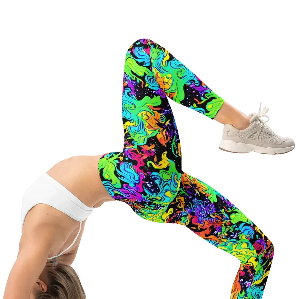 Rainbow Voltage on Leggings — Right