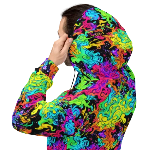 Rainbow Voltage on a Hoodie