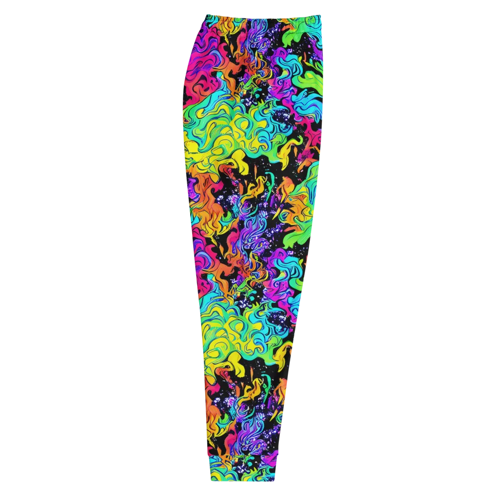 Rainbow Voltage on Men's Joggers — Right
