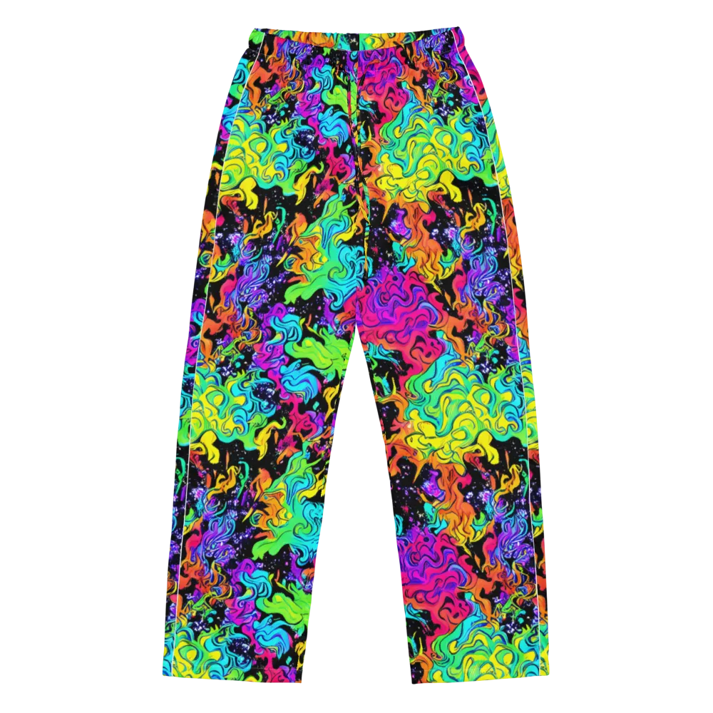 Rainbow Voltage on Women's Pajama Pants — Front