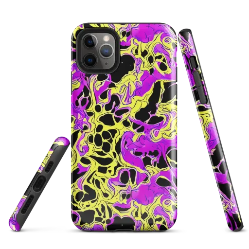 Blacklight Swirl on a Tough Case for iPhone®