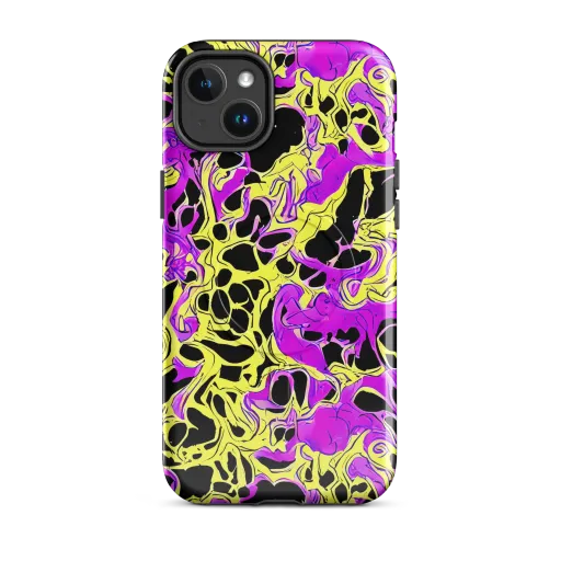 Blacklight Swirl on a MagSafe Tough Case for iPhone®