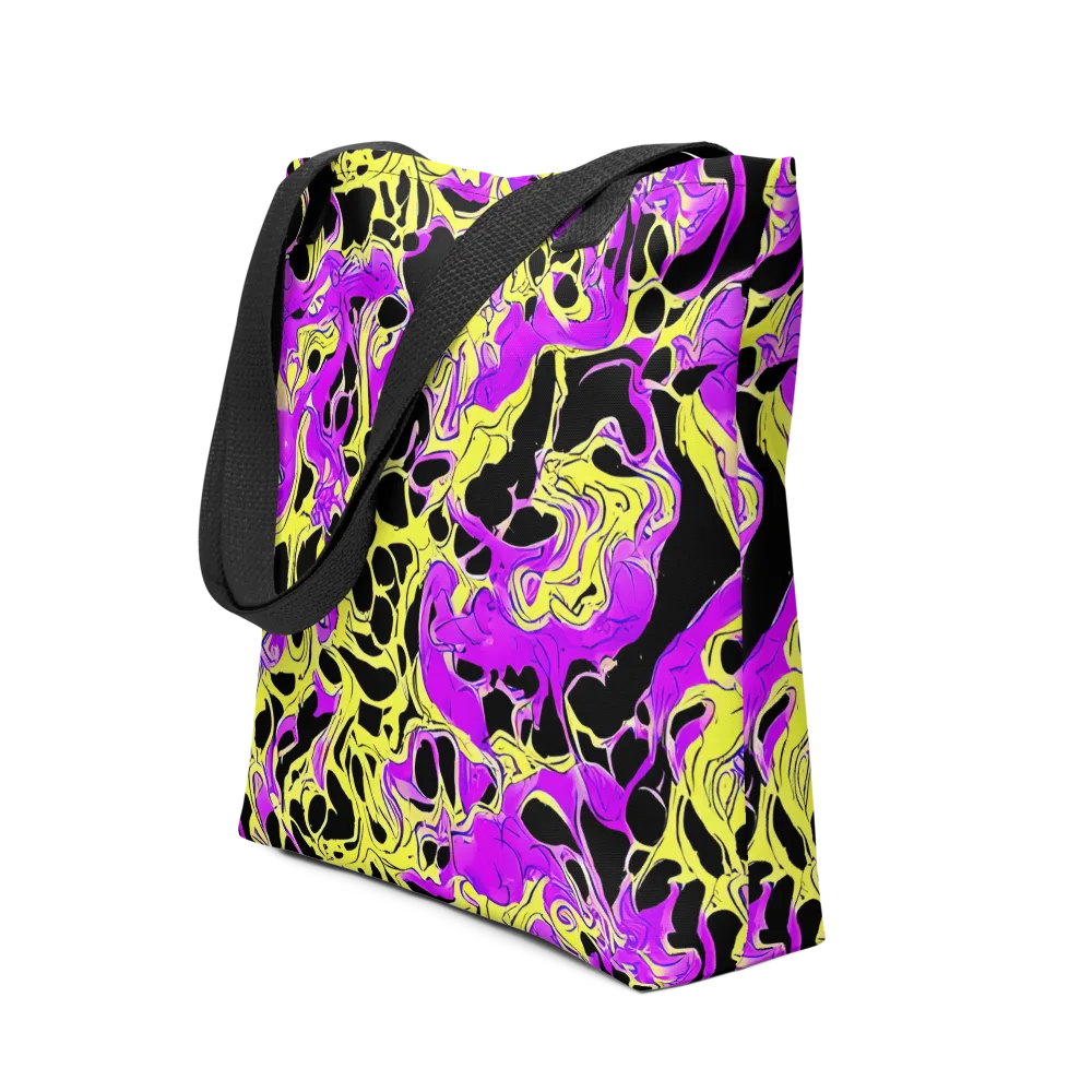 Blacklight Swirl on Tote Bag — Front