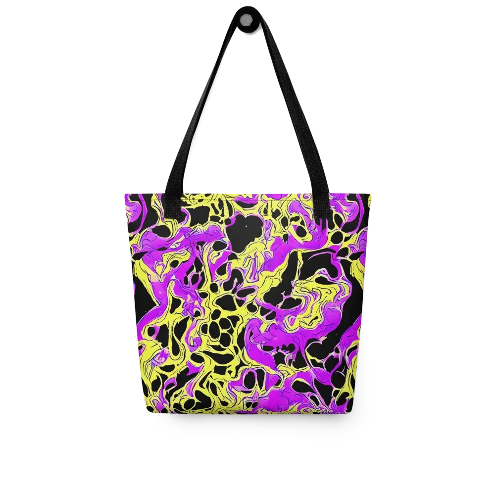 Blacklight Swirl on Tote Bag — Front