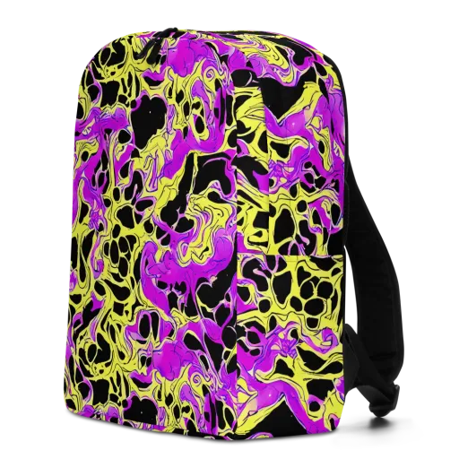 Blacklight Swirl on a Minimalist Backpack