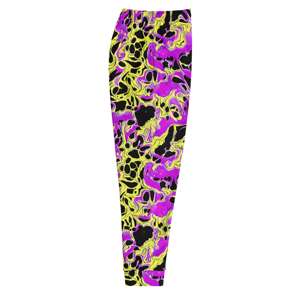 Blacklight Swirl on Men's Joggers — Right