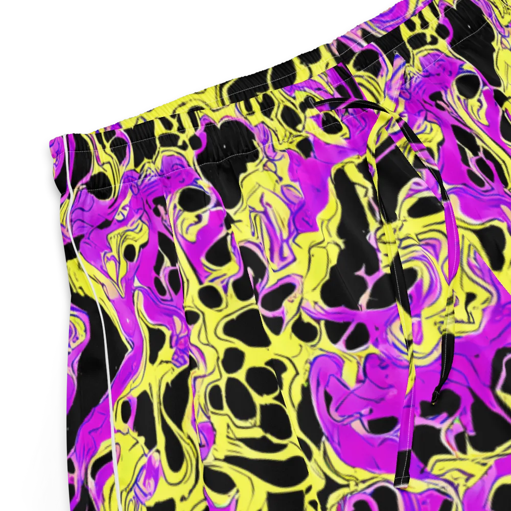 Blacklight Swirl on Women's Pajama Shorts — Product details