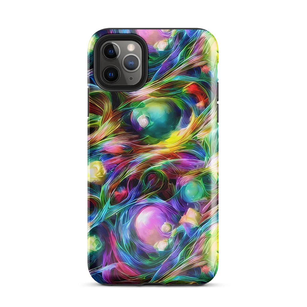 Psychedelic Velvet on Tough Case for iPhone® — Front