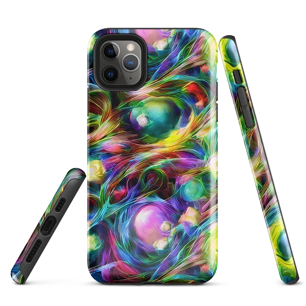 Psychedelic Velvet on Tough Case for iPhone® — Front