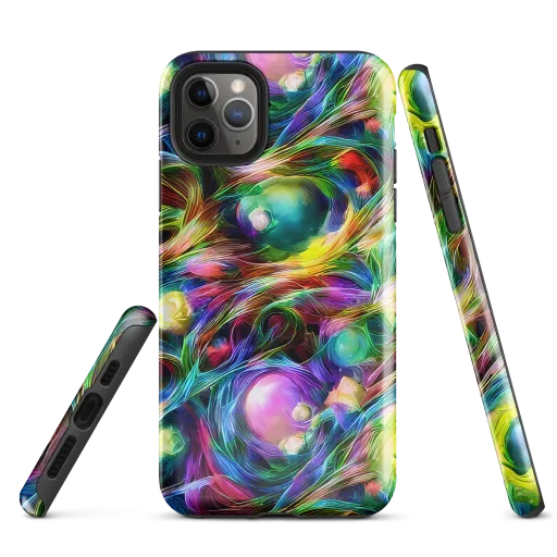 Psychedelic Velvet on a Tough Case for iPhone®
