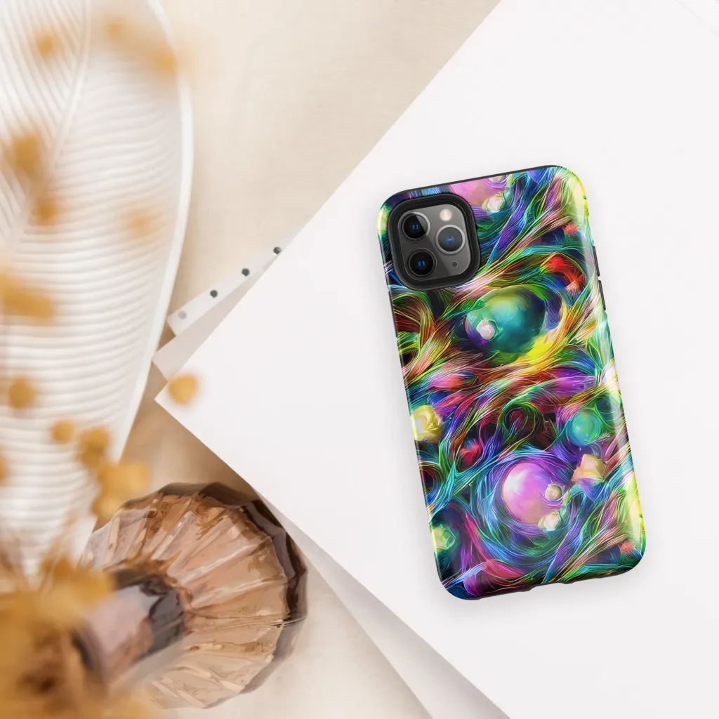 Psychedelic Velvet on Tough Case for iPhone® — Front