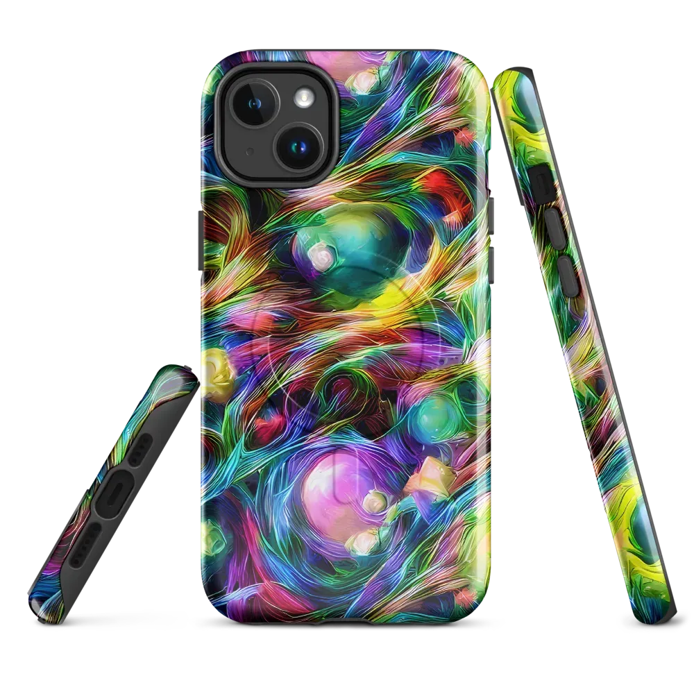 Psychedelic Velvet on MagSafe Tough Case for iPhone® — Front