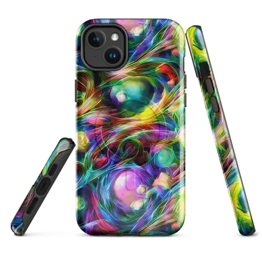 Psychedelic Velvet on a MagSafe Tough Case for iPhone®