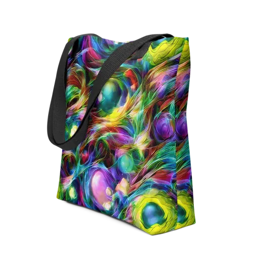 Psychedelic Velvet on a Tote Bag